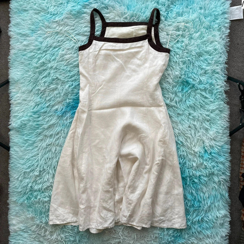 Vintage White Ralph Lauren Dress - Size 4