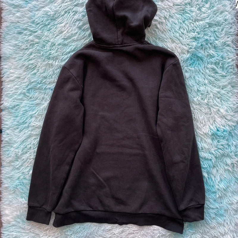 Black Heavyweight Adidas Hoodie - XL