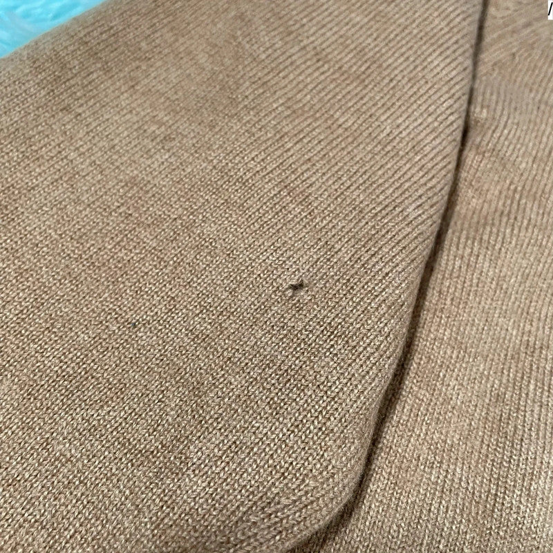 Vintage Brown Hackett Wool Knitted Jumper - Medium