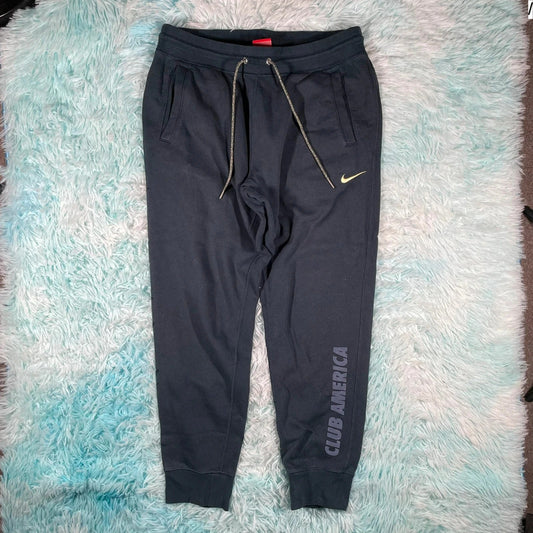 Navy Nike Jogging Bottoms - Large