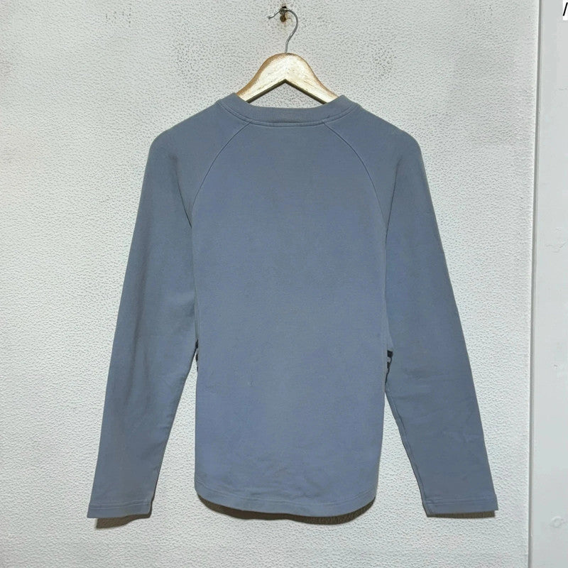 Vintage 00s Baby Blue Adidas Sweatshirt V Neck - Size 8