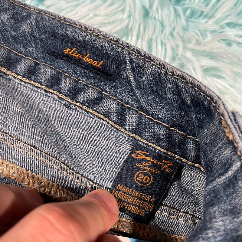 Vintage slim boot Jeans Seven7 - Size 20