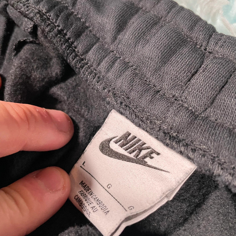 Black Nike Joggers Jogging Bottoms - Large
