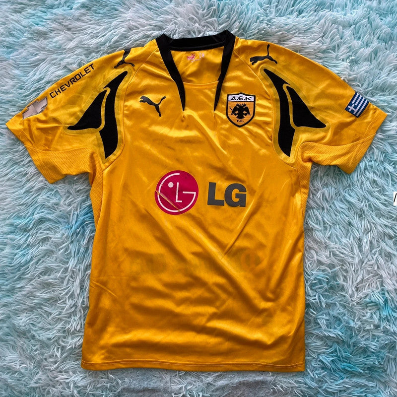 AEK Athens Football Shirt Home Kit Puma - Medium