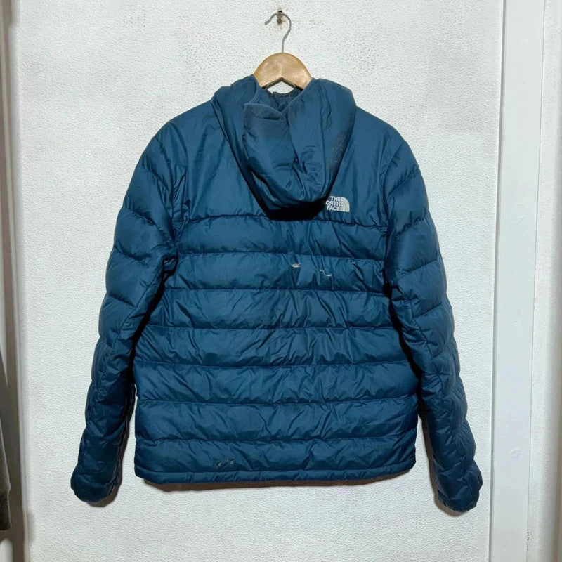 Blue The North Face Puffer Jacket - Large