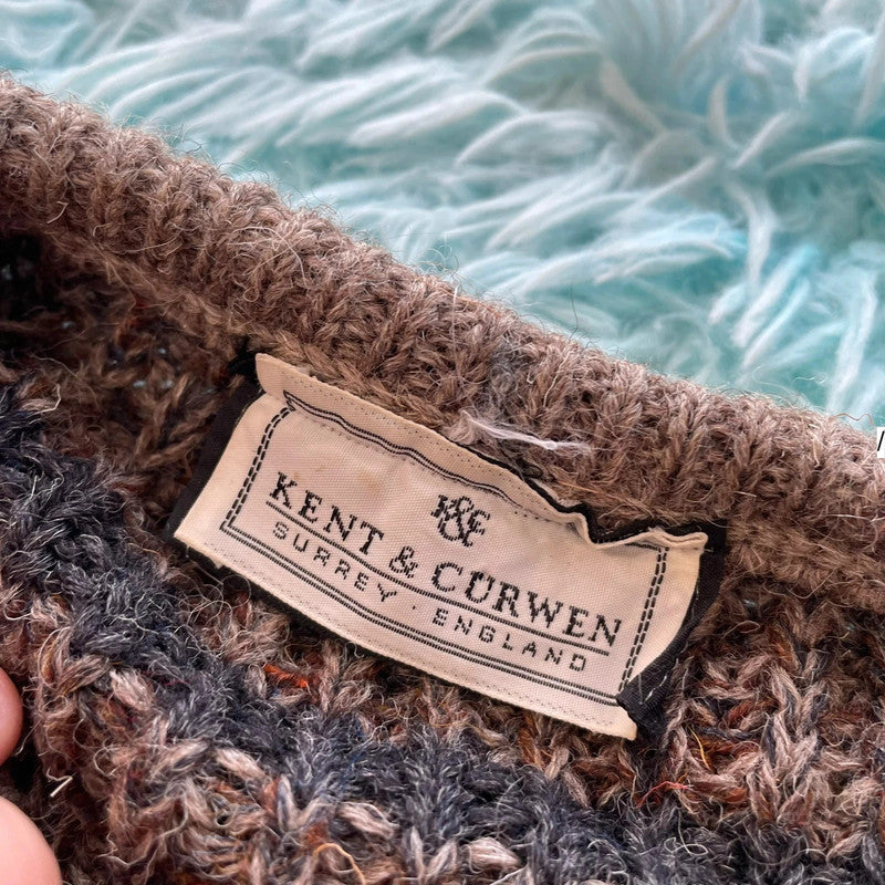 Vintage 90s Kent & Curwen Chunky Knitted Jumper - XL