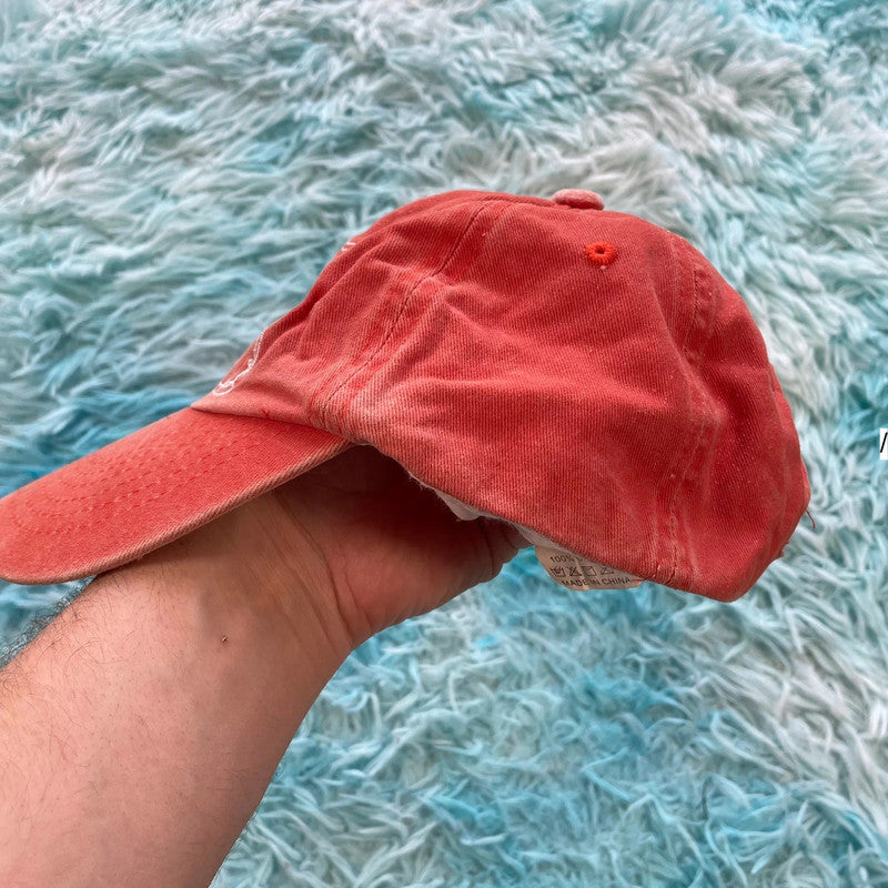 Coral Peach Corfu Tourist Cap