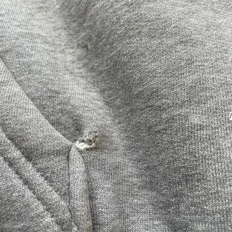 Grey Armani Exchange Fleeced Hoodie Full Zip - Large