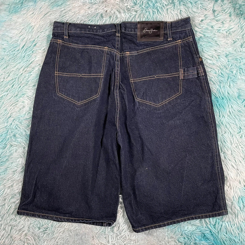 Vintage 90s Sean John Baggy Jean Shorts Jorts