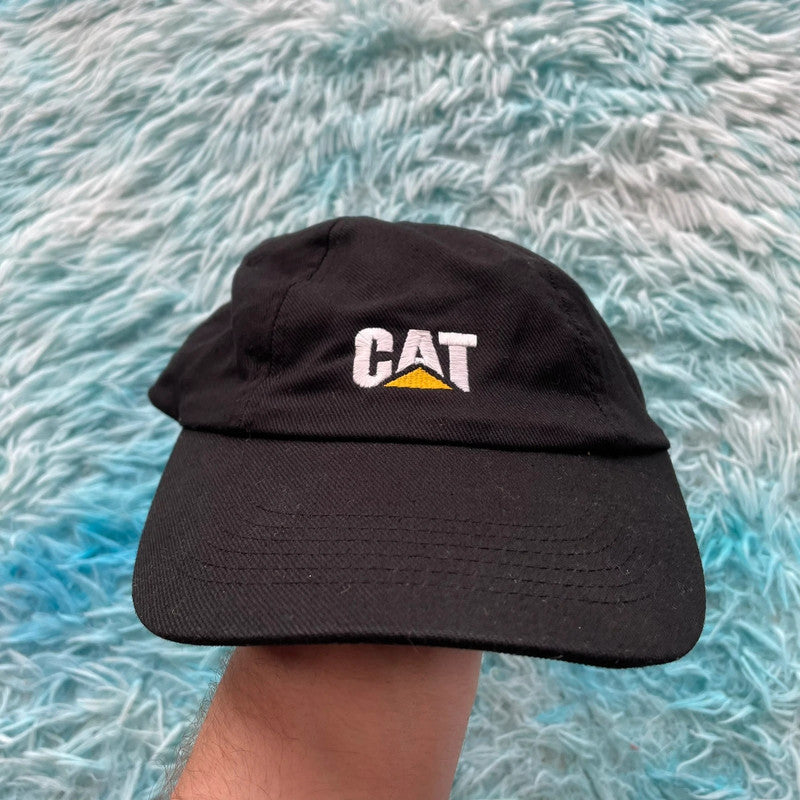 Black Caterpillet CAT Cap