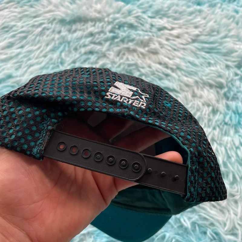 Vintage 90s Charlotte Hornets Starter Cap