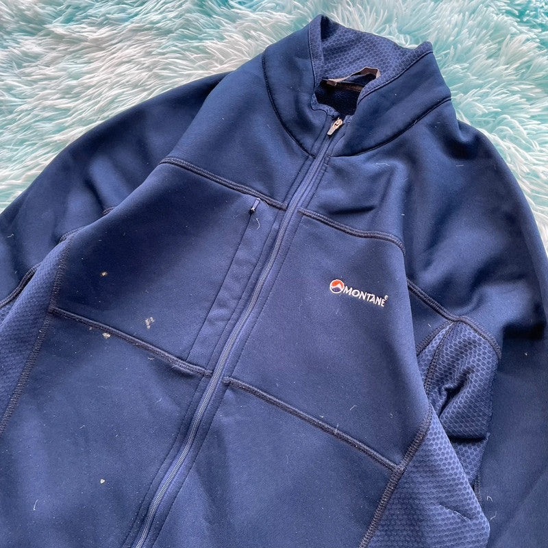 Navy Montane Fleece Jacket - XL