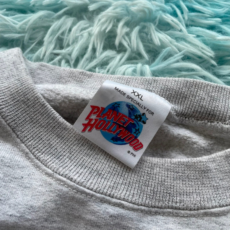 Vintage 90s Grey Blank Sweatshirt - XXL