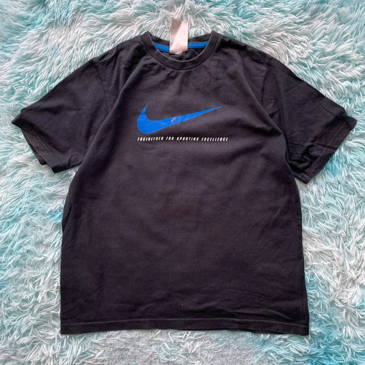 Vintage 00s Black Nike T Shirt - Medium