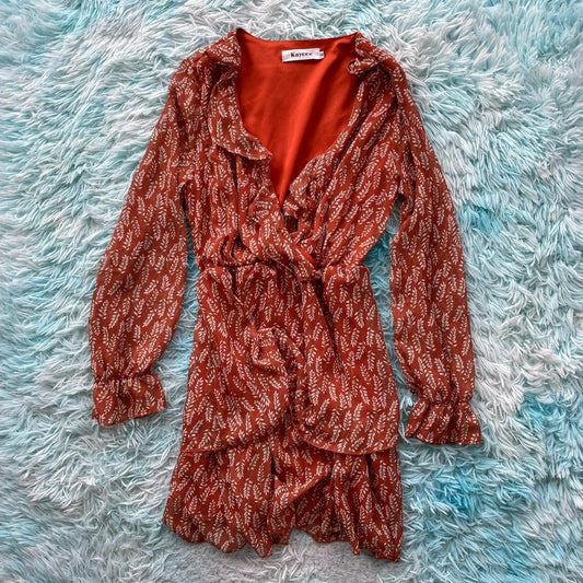 Vintage Red Kaycee Summer Dress - Small