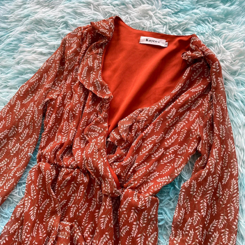 Vintage Red Kaycee Summer Dress - Small