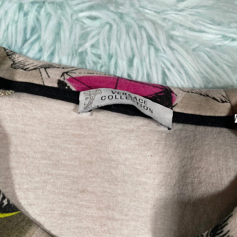 Patterned Versace Collection Sweatshirt - Large