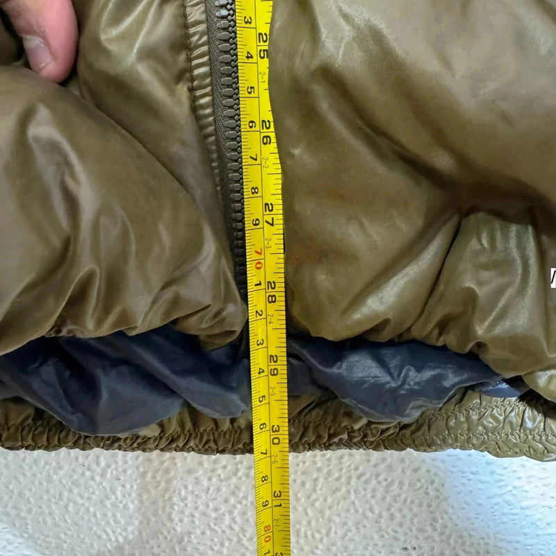 Khaki Duvetica Puffer Jacket Goose Down - Large
