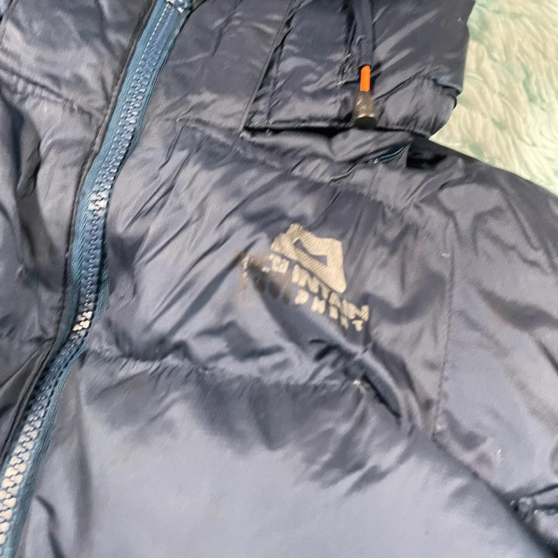 Navy Mountain Equipment Down Puffer Jacket - Medium