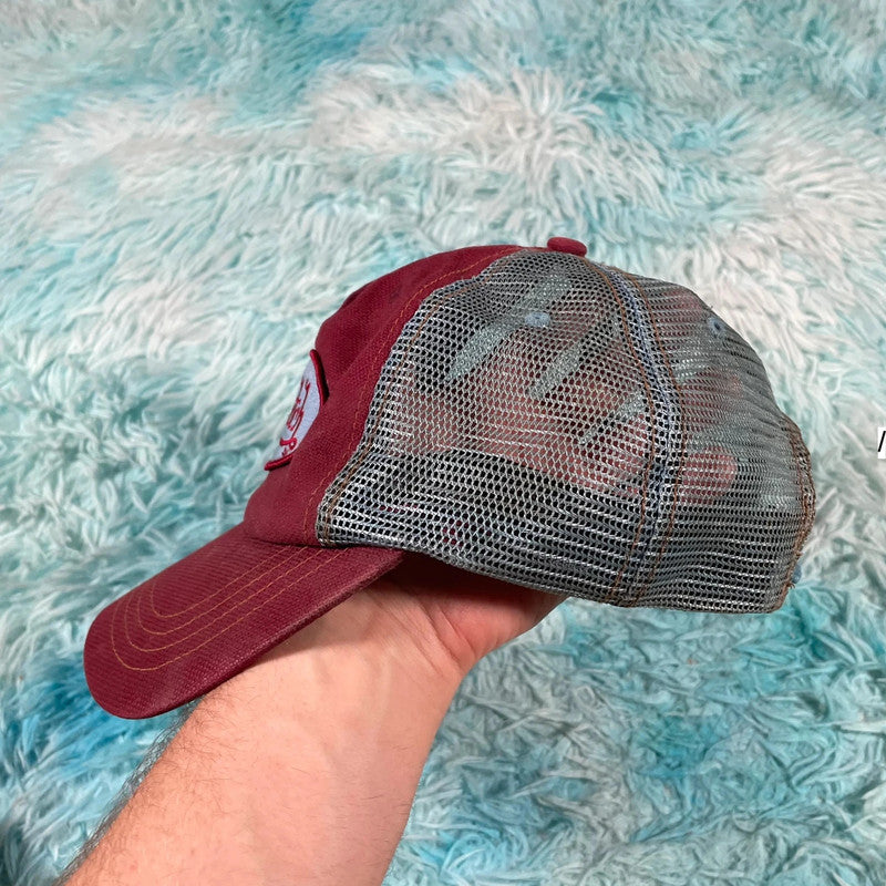 Vintage Burgundy Von Dutch Trucker Cap