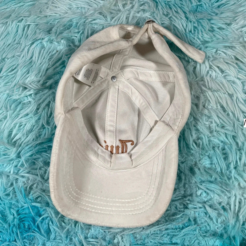 White Juicy Couture Velour Cap