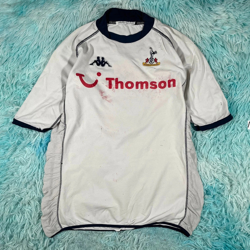 Vintage 2002-2004 Tottenham Shirt Kappa Home Kit - Small