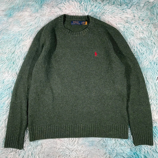 Dark green Polo Ralph Lauren Knitted Jumper - Large