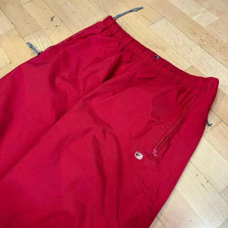 Vintage Red Nike Tracksuit Bottoms TN - XL