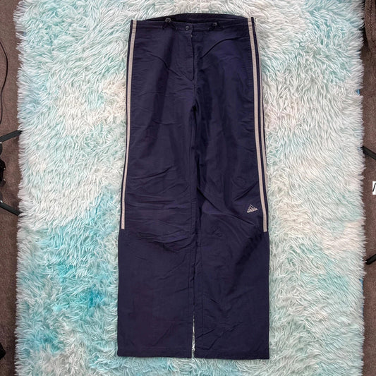 Vintage 90s Navy Adidas Tracksuit Bottoms - Size 10