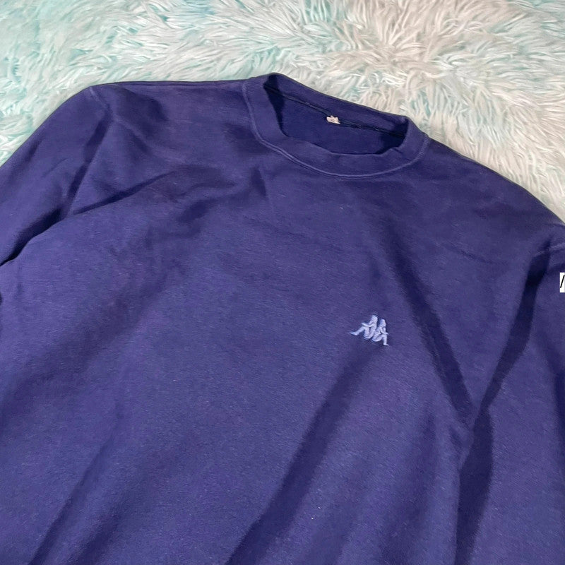 Vintage 90s Purple Kappa Sweatshirt - Small