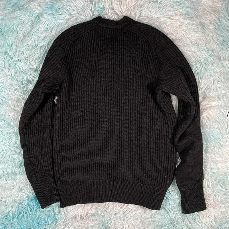 Black Rag & Bone Chunky Knitted Jumper - Small