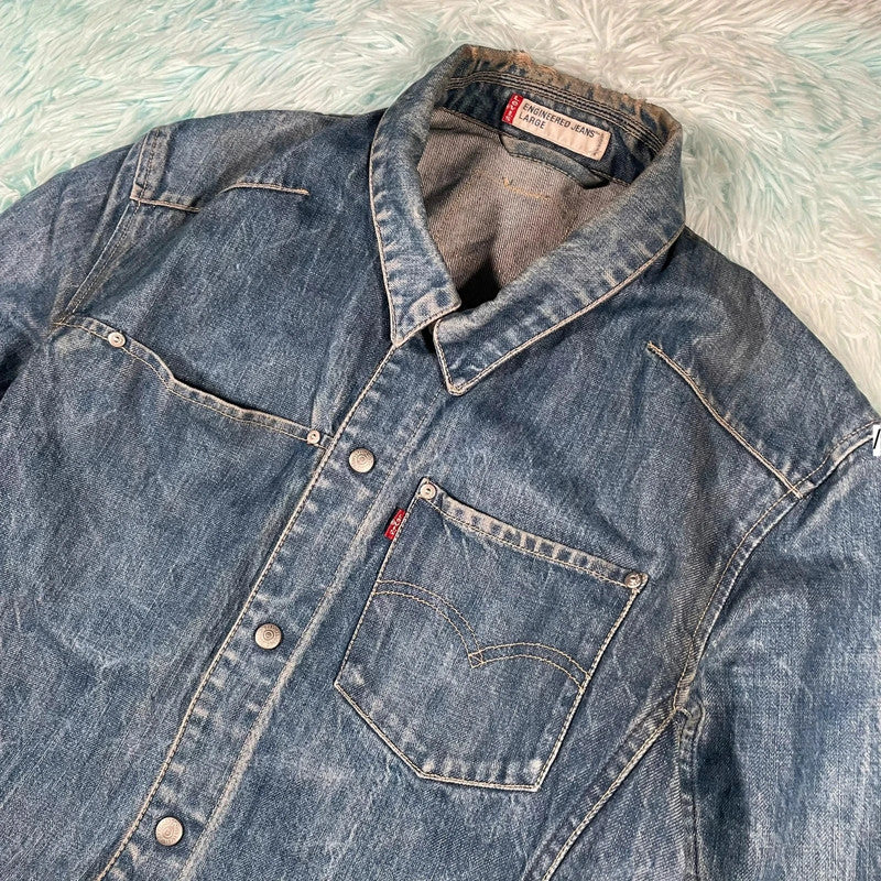 Vintage 00s Levi’s Engineered Denim Jacket -  Large