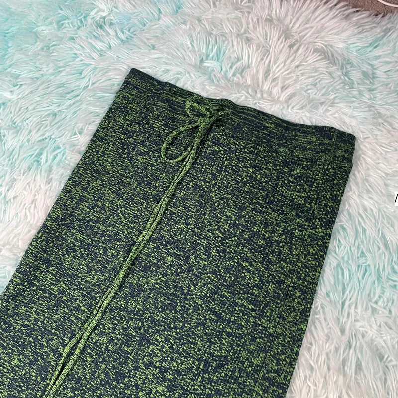 Green & Navy Essentiel Antwerp Pencil Skirt - Medium