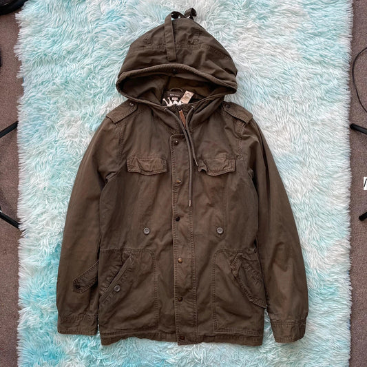Brown Diesel Utility Bomber Jacket - Large
