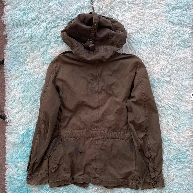 Brown Diesel Utility Bomber Jacket - Large