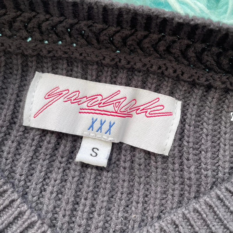 Grey Yardsale Heavyweight Knitted Jumper - Small