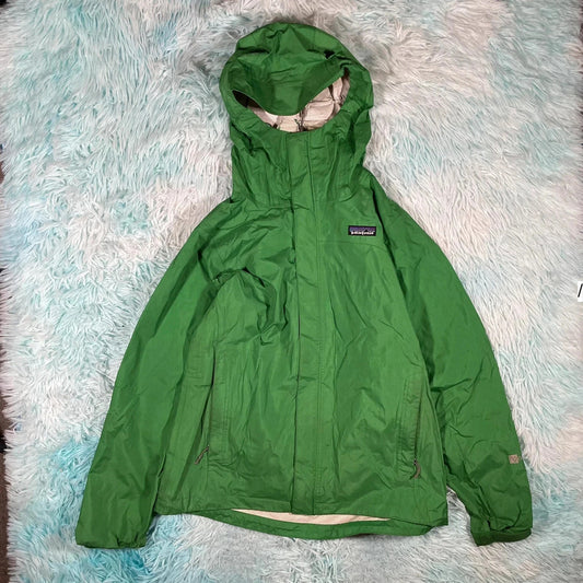 Green Patagonia Waterproof Jacket - Womens Small