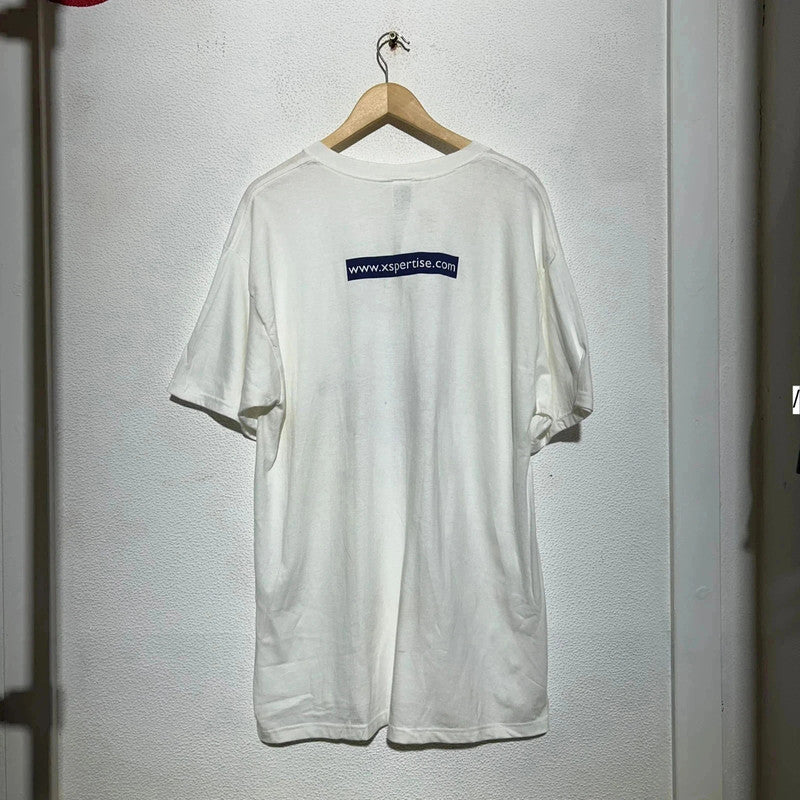Vintage 90s White Graphic T Shirt - XL