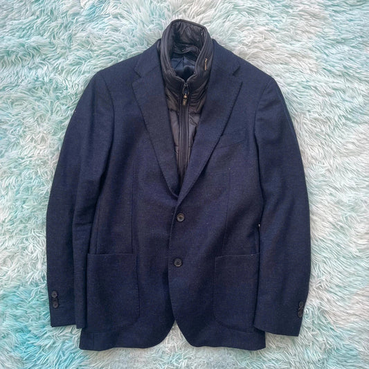 Navy Boggi Blazer Jacket Thermal - 46”