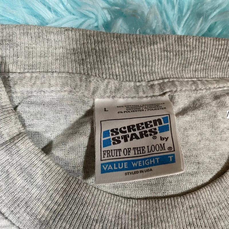 Vintage 90s Grey City Hash House Warriors Comedy Graphic T Shirt - Large