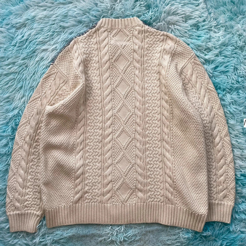 Cream Supreme Kurt Cobain Knitted Jumper Cable - Medium
