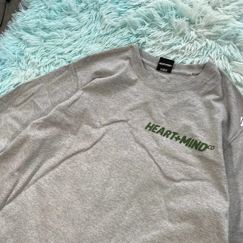 Grey Heart & Mind BBC Graphic T Shirt - XL