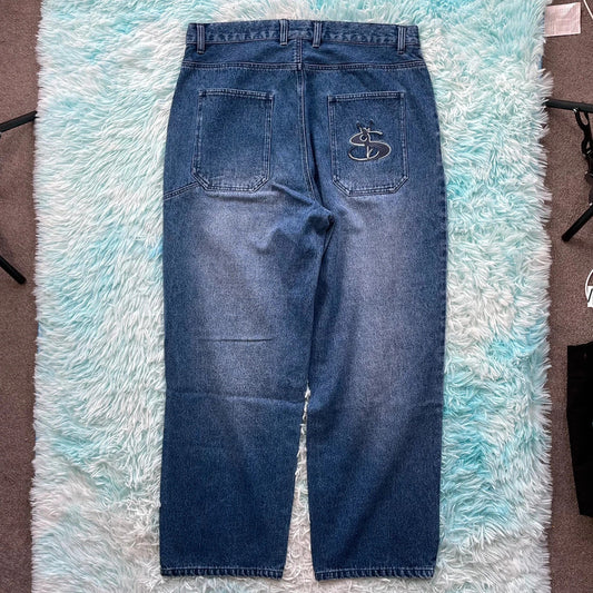 Blue Yardsale Baggy Jeans Sample - 36W