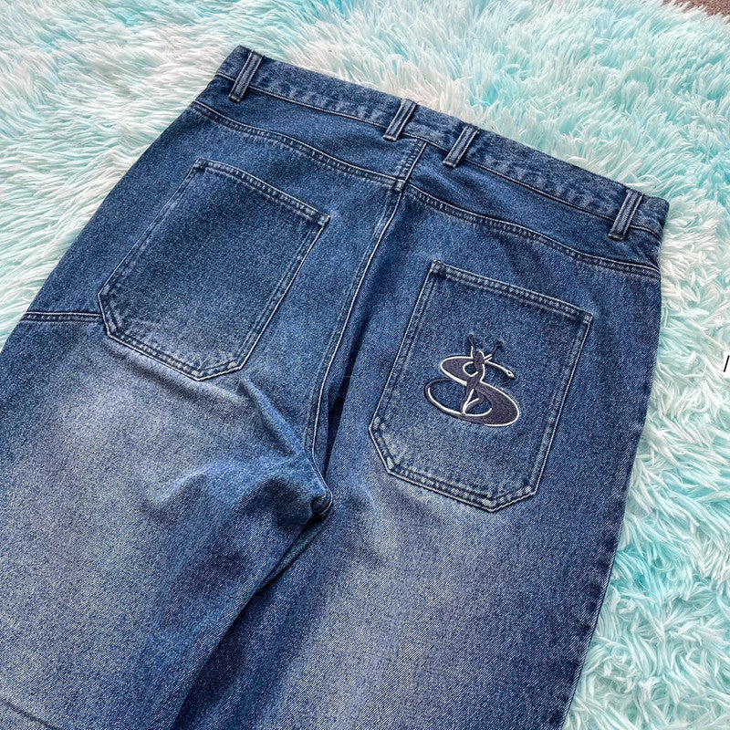 Blue Yardsale Baggy Jeans Sample - 36W