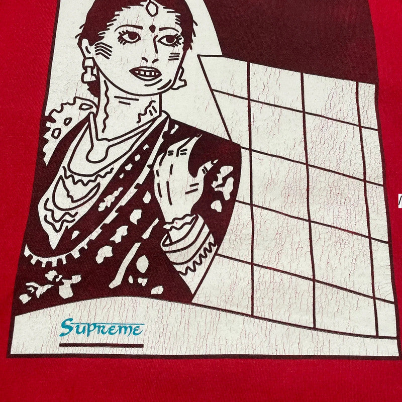 Red Supreme Graphic T Shirt Bombay - XL