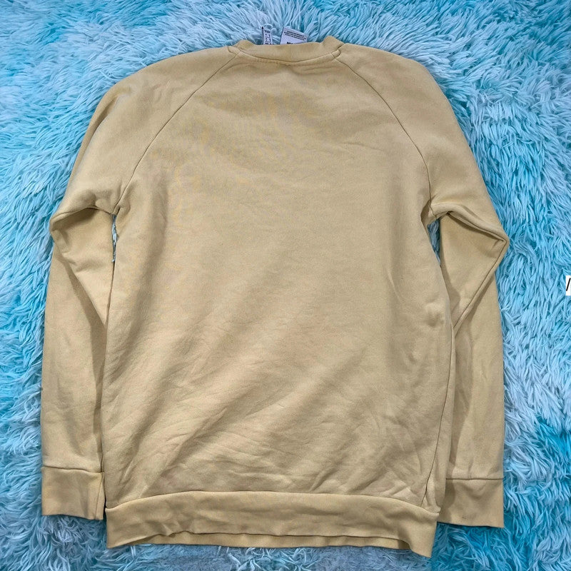 Yellow Adidas Sweatshirt - Medium