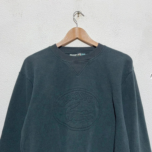 Vintage 90s Black Chemise Lacoste Sweatshirt - Small
