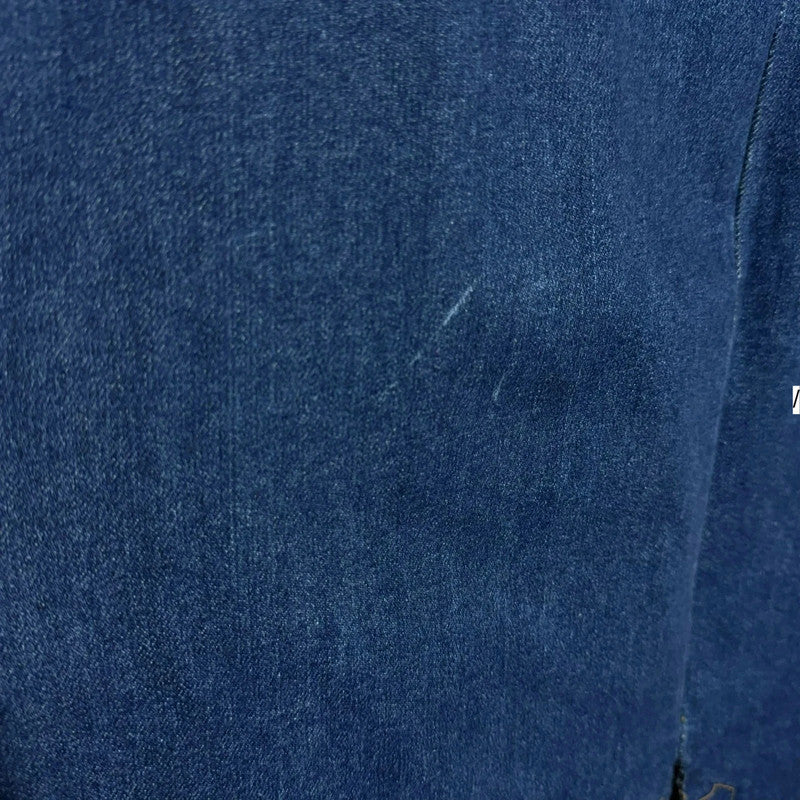 Vintage 90s Blue Long Denim Skirt - 38W