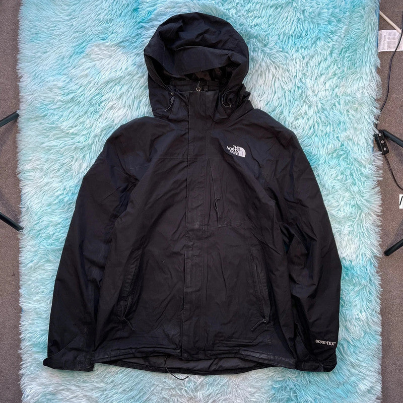 Black The North Face Gore-tex Windbreaker Jacket - Large
