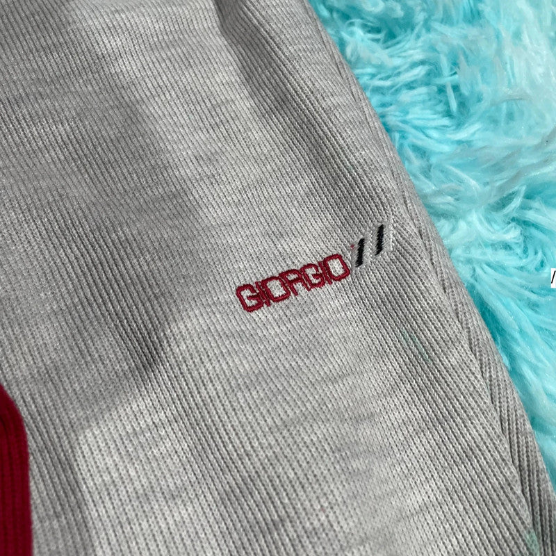 Vintage 90s Red & Grey Giorgio 1/4 Zip - XL